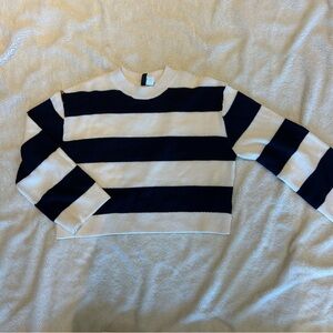 h&m stripe sweater